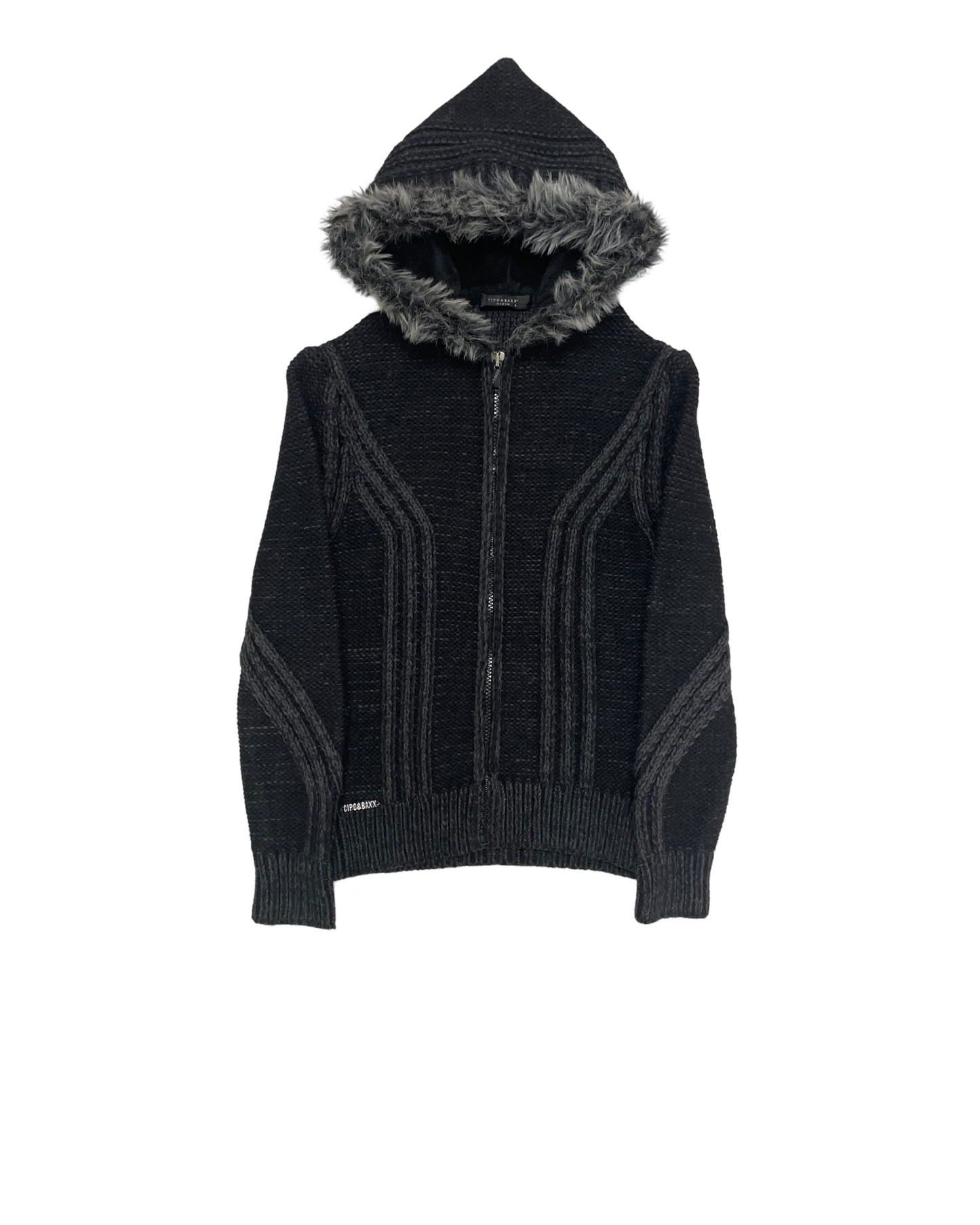 CIPO & BAXX FUX FUR SWEATJACKET